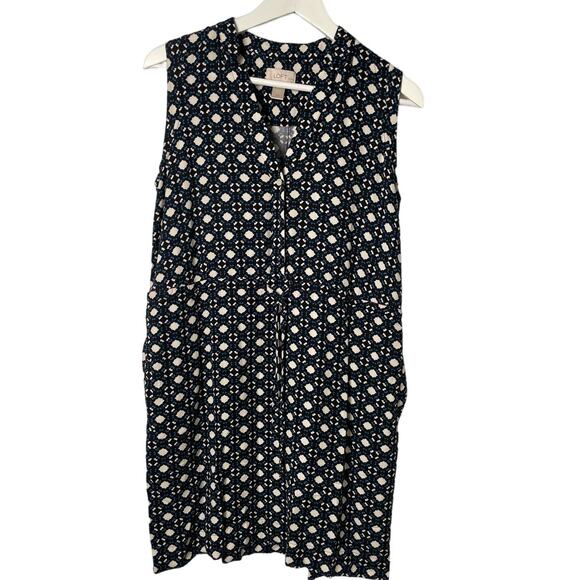 Loft Sleeveless Dress Med. Petite - Picture 1 of 7